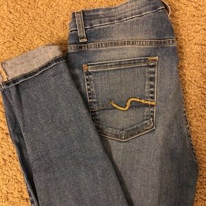 7 For All Mankind High Waist Skinny Jeans